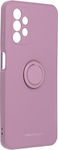Roar Amber Synthetic Leather Back Cover Purple (Galaxy A13 4G)