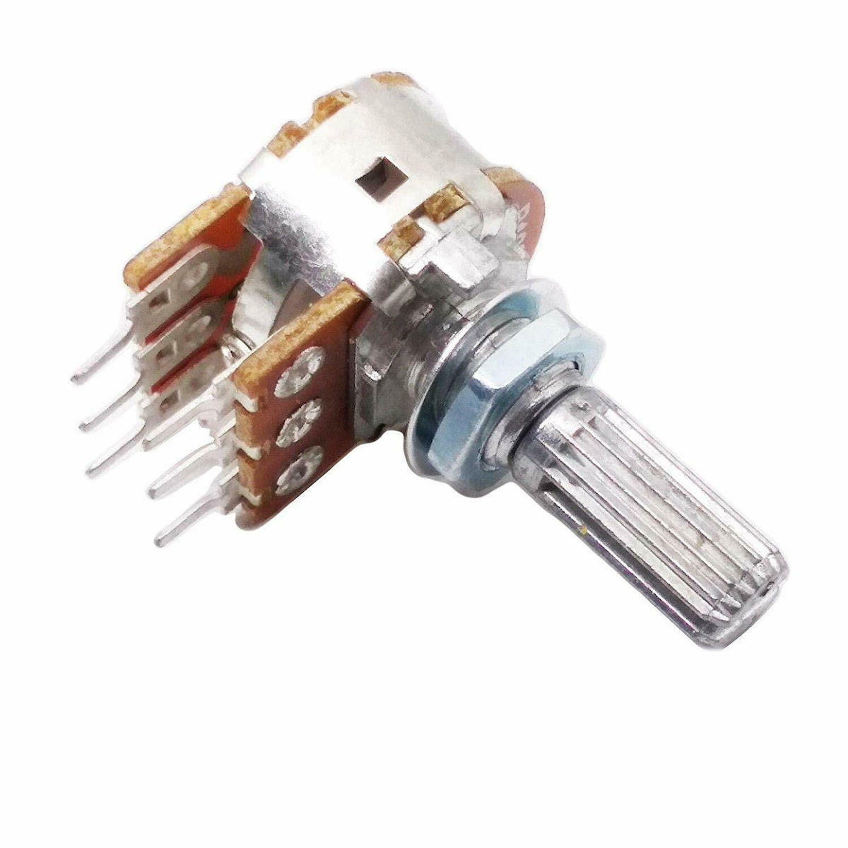 B100K Dual Stereo Potentiometer Pot 6Pin Skroutz.gr