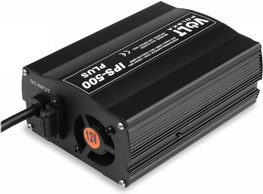 Volt Polska Inverter Αυτοκινήτου 500W για Μετατροπή 12V DC σε 230V AC με 1xUSB