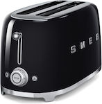 Smeg Toaster 2 Slots 1500W Black