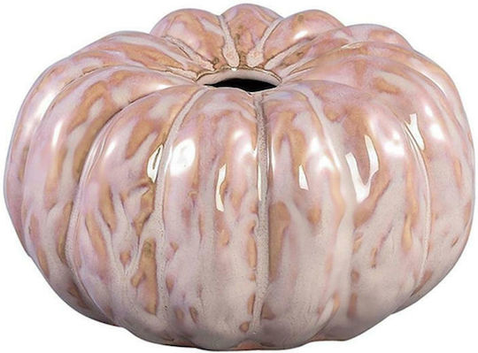 Atmosphera Decorativă Dovleac din Ceramică Roz 19x11cm 1buc