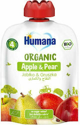 Humana Fruit Cream Μήλο-Αχλάδι Gluten-Free for 4m+ 90gr