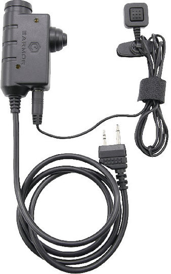 Opsmen Hunting Accessory PTT Switch for EARMOR Midland Ear Defenders Double Plug (Stereo) Standard