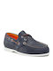 Cedar Leder Herren Mokassins in Blau Farbe