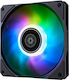 Silverstone Air Slimmer 120 Вентилатор За Кутия (1800 Оборота / 63.67 CFM) С ARGB Осветление И 4-Изводна ШИМ Свързване
