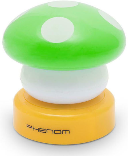 Nursery Night Light LED Boletus Battery Green