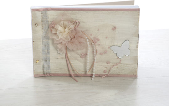 Bellissimo Butterfly Lucrat manual Cartea de oaspeți cu temă Fluture din Carton