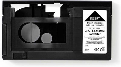 Nedis VHS-C To VHS Cassette Converter VCON110BK
