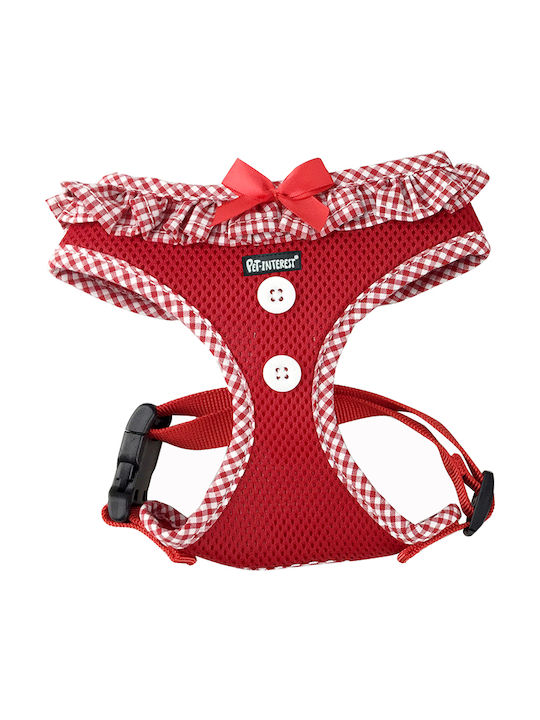 Pet Interest Σαμαράκι Σκύλου Γιλέκο Gingham Tri...