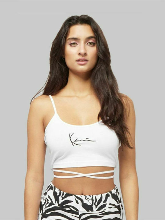 Karl Kani Women's Crop Top White