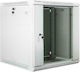 Lanberg Επιτοίχια Καμπίνα Rack 12U 60x60cm Γκρι WF01-6612-10S