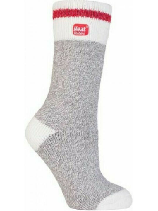 Heat Holders Twist 80017 Damen Thermo Socken Gray