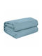 Das Home 9563 Coverlet Queen Size Microfiber Blue 220x240cm