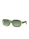 Solo-Solis Women's Sunglasses with Green Plastic Frame and Green Gradient Lens NDL2954