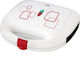 ETA Kvadro 4153 90000 Sandwich Maker pentru for 2 Sandwiches Sandvișuri 700W Albă