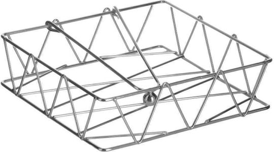 Click Serviettenhalter Silber 19x19x6cm 6-60-373-0026 Click Serviettenhalter Silber 19x19x6cm 6-60-373-0026