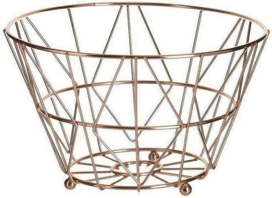 Click Φρουτιέρα Μεταλλική Χάλκινη 25x25x14εκ. Click Φρουτιέρα Μεταλλική Χάλκινη 25x25x14εκ.