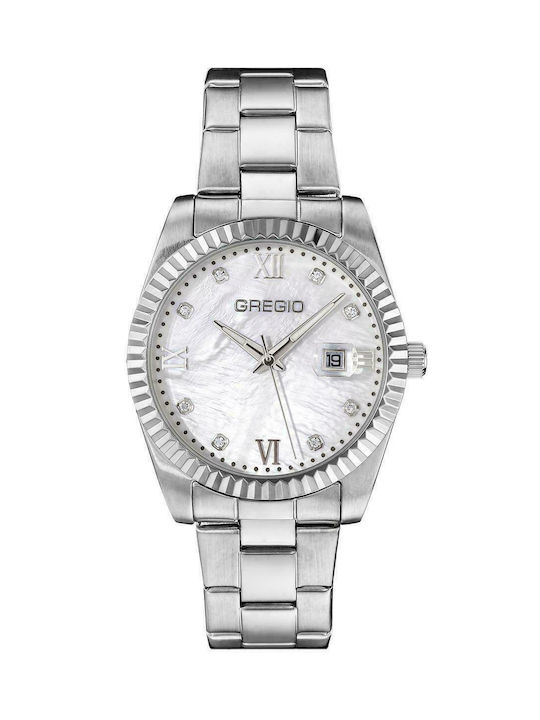 Gregio Mallory Watch with Silver Metal Bracelet