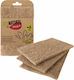 York Eco Natural No 032040 Σετ Σφουγγάρια Γενικής Χρήσης Οικολογικά Καφέ 3τμχ