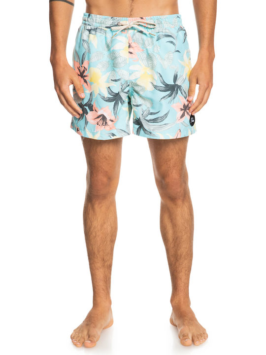 Quiksilver Everyday Garden Men's Swimwear Shorts Turquoise with Patterns