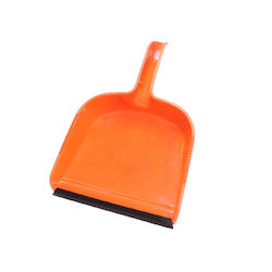 Mr.Pent Plastic Dustpan with Rubber Band Orange 37x15cm