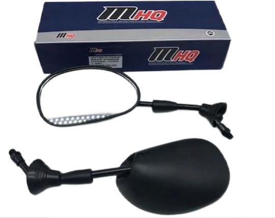 Maximus Motorcycle Mirrors 2pcs Black