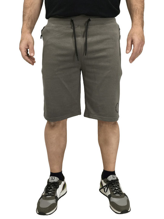 Double Αθλητική Ανδρική Βερμούδα Pebble Grey