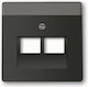 Abb Future Network-Telephone Socket Front in Bl...
