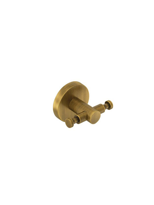 Sanco Ergon 25918-M25 Haken Badezimmer Doppelt Schrauben Bronze