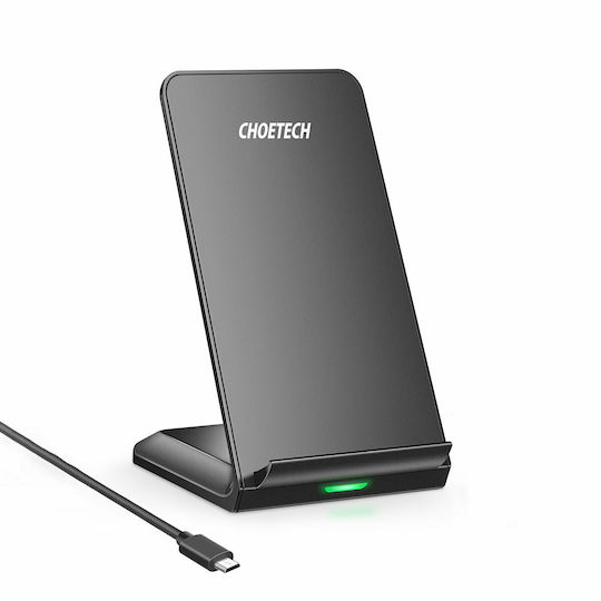 Choetech Încărcător Wireless (Qi Pad) 10W Negruς (T524-S & Cable)
