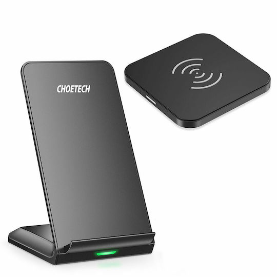 Choetech Încărcător Wireless (Qi Pad) 10W Negruς (T524-S & T511-S wireless charger)