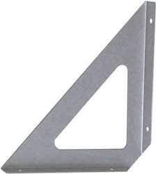 Vormann Heavy-Duty Metallic Corner Shelf Silver 190x190mm 175602.0017