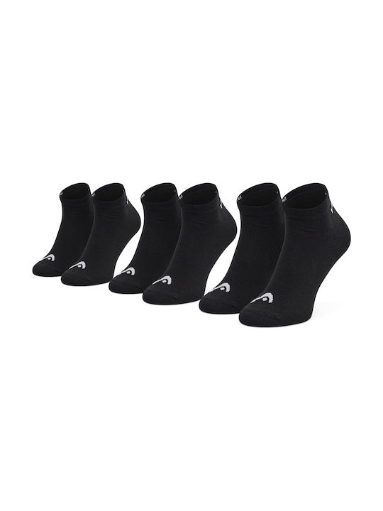 Head Damen Einfarbige Socken Schwarz 3Pack