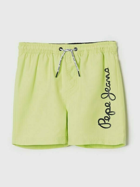 Pepe Jeans Kids Swimwear Swim Shorts Green