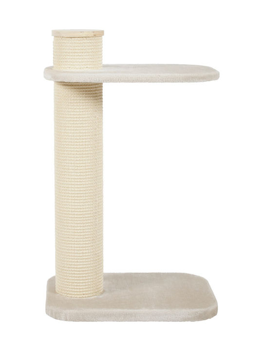 Zolux City Cat 2 Stâlp pentru zgâriat pisici Copaci pentru pisici Bej 2 niveluri 59x45x97cm