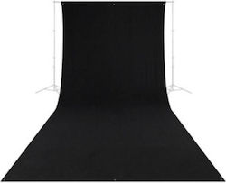 E-Image MB36 Μουσελίνα Photography Backdrop Fabric 300x600cm. Black