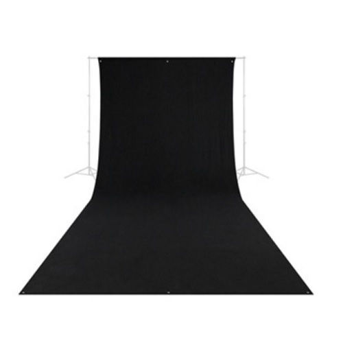 E-Image MB36 Muslin Photography Backdrop Fabric 300x600cm Black