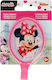 Stor Plastic Self-Adhesive Kids Wall Hanger with One Hook Minnie Mouse Pink 5.5x2.5x9.5cm