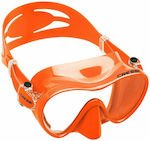 CressiSub Μάσκα Θαλάσσης F1 σε Πορτοκαλί χρώμα
