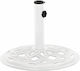 vidaXL Umbrella Stand made of Cast Iron White 4...