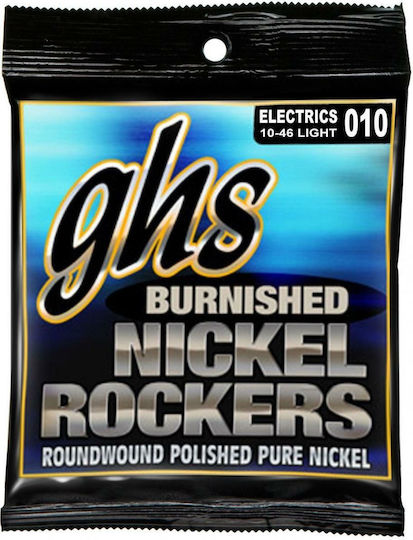 GHS Strings Rockers Σετ Χορδών Pure Nickel Ηλεκτρικής Κιθάρας 10 - 46" Light