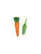 Happypet Carrot Corn Chew Toy Παιχνίδι Τρωκτικού