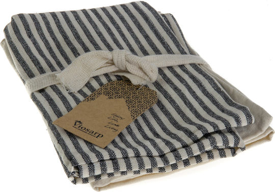 Viosarp Kitchen Towel from 100% Cotton 45x65cm 2 Pieces