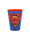 Stor Superman Glass Water made of Plastic in Blue Color 260ml 85608