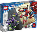 Lego Marvel Spider Man & Green Goblin Mech Battle για 7+ ετών