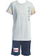 Kids' Set with Shorts Summer 2pcs Gray