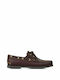 Sea & City Dallas NW C88 Men's Leather Boat Shoes Brandy