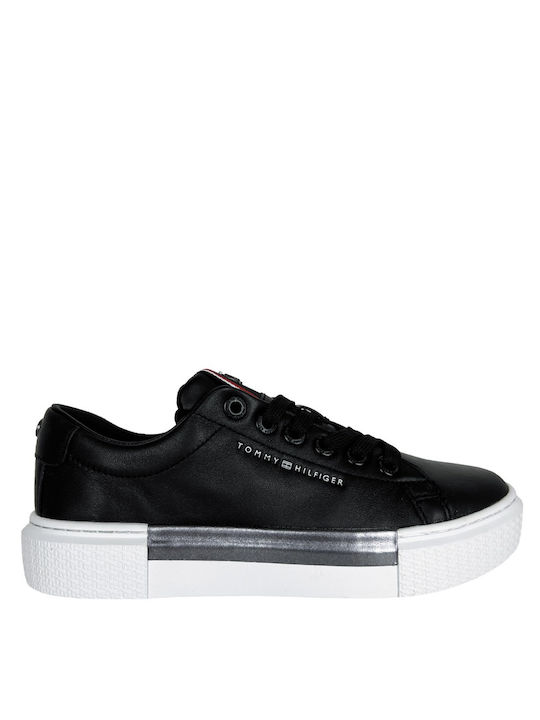 Tommy Hilfiger Th Essential Cupsole Γυναικεία Sneakers Μαύρα