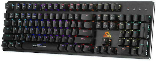 Marvo KG945 Gaming Μηχανικό Πληκτρολόγιο με RGB φωτισμό (Αγγλικό US)