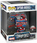 Funko Pop! Deluxe: Marvel - Captain America Street Art Collection 752 Bobble-Head Special Edition (Exclusive)